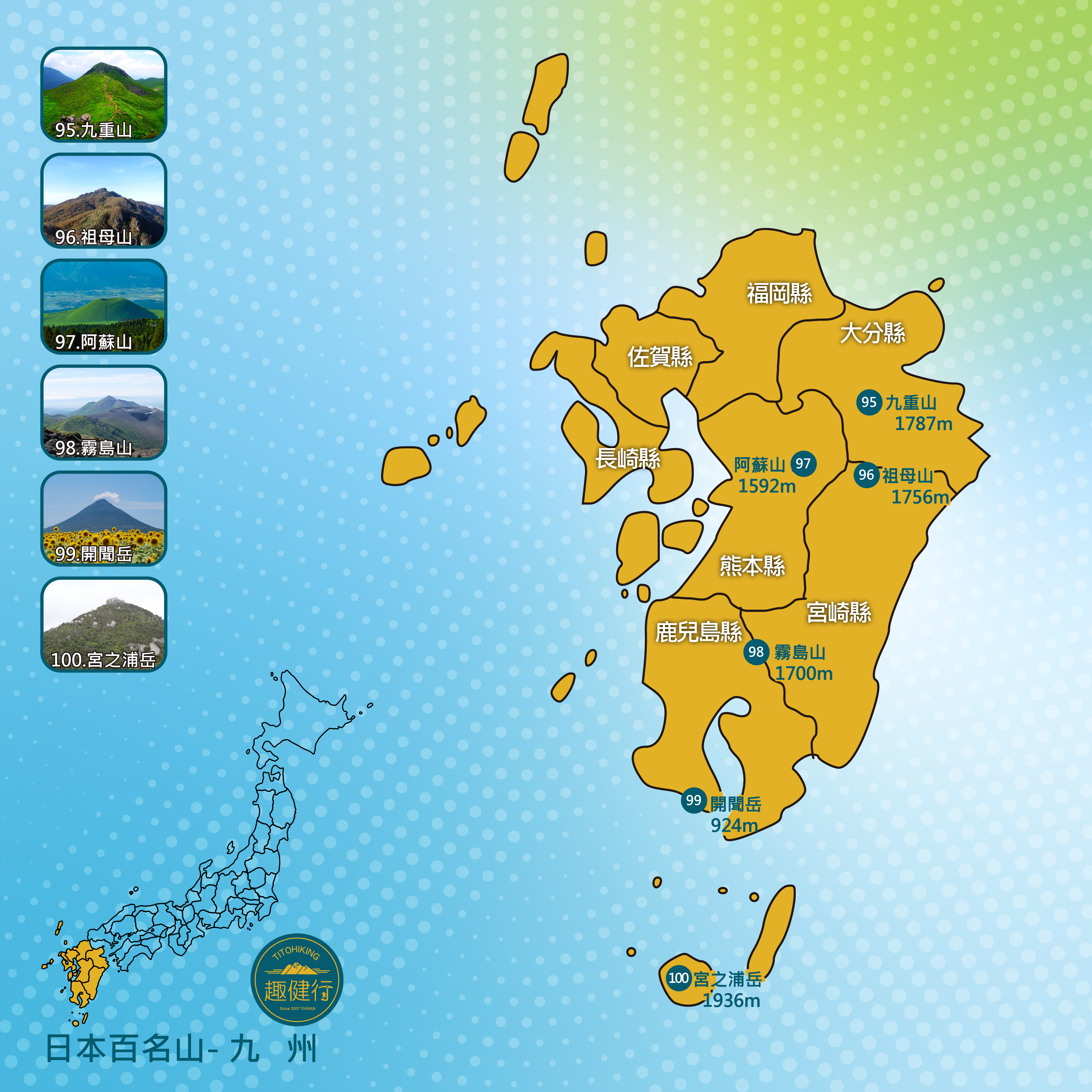 日本百名山95-100