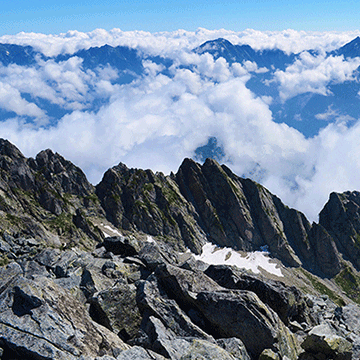 日本劍岳立山黑部及槍岳表銀座